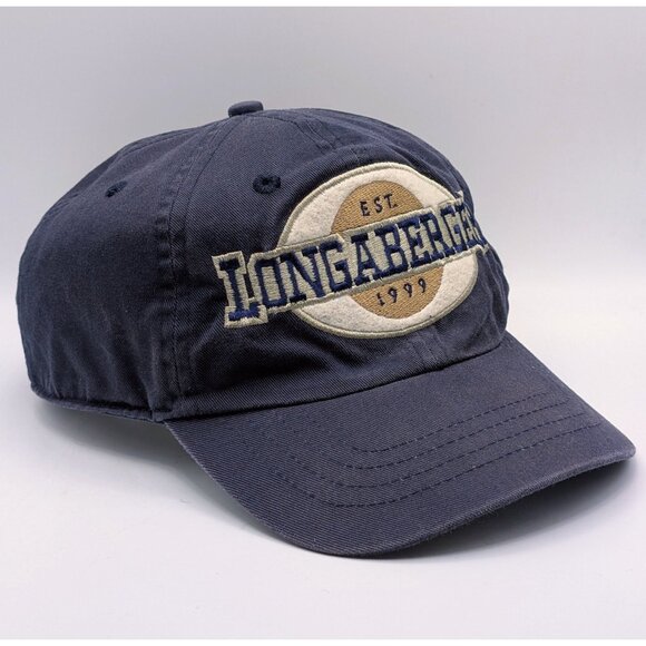 Longaberger Baskets Est 1999 Baseball Hat Cap Adjustable Strap Back Navy Blue - Picture 1 of 5